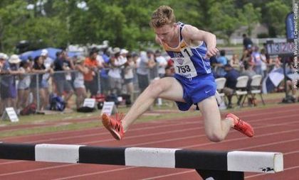 John Gay dominates 3000 metre steeplechase, crowned NAIA champion