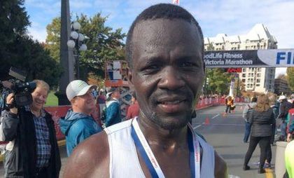 Kipkoech wins third Victoria marathon, and he’s hungry for more