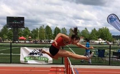 100m Hurdler Kat Vlahovic Smashes 36 year old BC High Schools Record