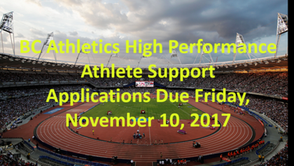 BC Athlete Assistance Program – Applications Now Being Accepted