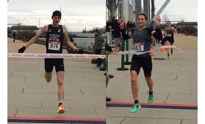 Kent and Pidhoresky Prevail in Windy Conditions to Win BC 8K Championship