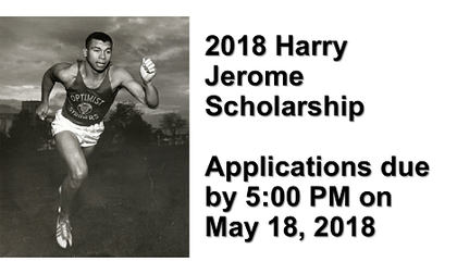 2018 Harry Jerome Scholarship Application Deadline Fast Approaching