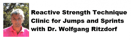 Jumps and Sprint Clinic for Reactive Strength Technique with International Speaker, Dr. Wolfgang Ritzdorf
