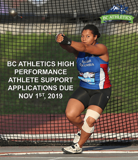 BC ATHLETE ASSISTANCE PROGRAM – APPLICATIONS DUE NOV 1, 2019