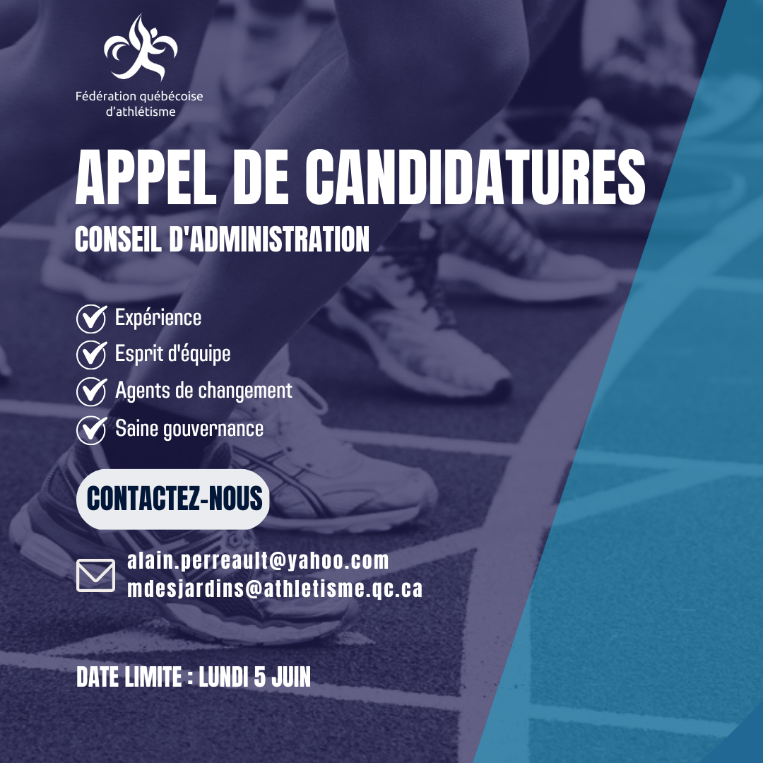Appel de candidatures pour le conseil d'administration de la fqa